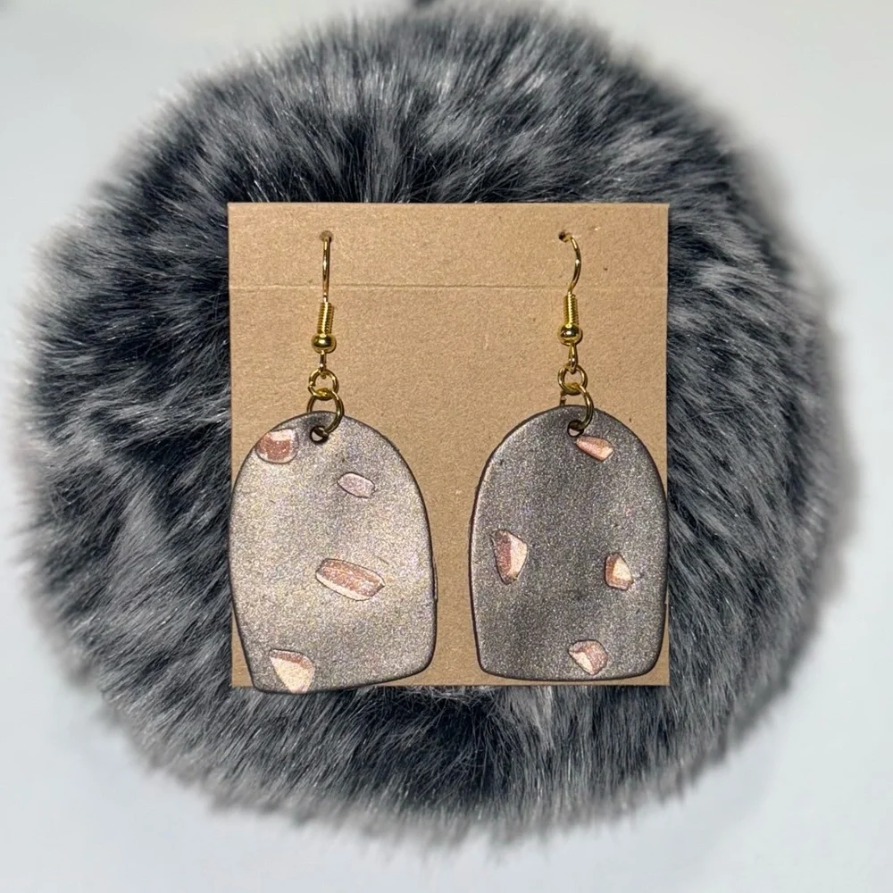 Polymer clay earrings